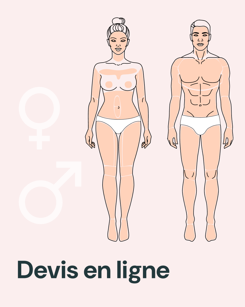 Créez maintenant votre devis d’épilation laser en ligne !